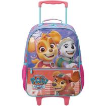 Mochila Infantil com Rodinha Patrulha Canina SKYE X2 Média com Rodinhas de GEL