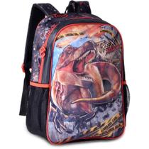 Mochila Infantil com Rodinha T-REX ATTACK G Preta Mochila Infantil com Rodinha T-REX ATTACK G Preta