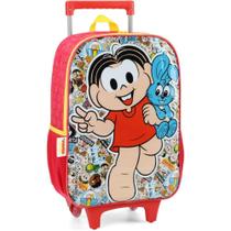 Mochila Infantil com Rodinha Turma da Mônica G Vermelha Mochila Infantil com Rodinha Turma da Mônica G Vermelha