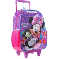 Mochila Infantil com Rodinhas Minnie e Fígaro