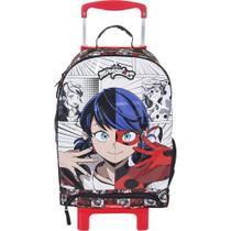 Mochila Infantil com Rodinhas Miraculous Thermo G com Compartimento Térmico Mochila Infantil com Rodinhas Miraculous Thermo G com Compartimento Térmico
