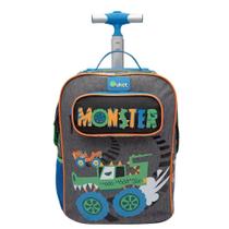 Mochila Infantil com Rodinhas Monster Truck - Puket