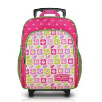 Mochila Infantil com Rodinhas Sapeka Jacki Design - P Pink