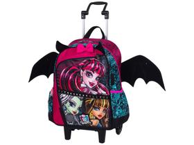 Mochila Infantil com Rodinhas Sestini - Monster High