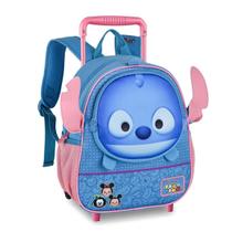 Mochila Infantil Com Rodinhas Stitch Tsum Alçae Puxadorde Mão Escolar Mochila Infantil Com Rodinhas Stitch Tsum Alçae Puxadorde Mão Escolar