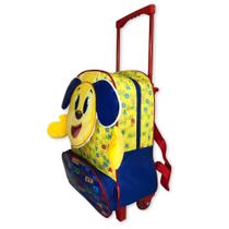 Mochila Infantil com Rodinhas - Tema Cachorro - 13L