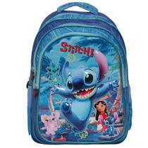 Mochila Infantil Costas Lilo & Stitch Tam G Reforçada