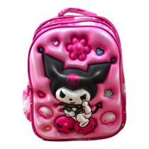 Mochila infantil Costas Media Stitch Lilas 3D resistente