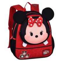 Mochila Infantil Costas Mickey Minnie Mouse Disney Tsum Tsum Neoprene Escolar Passeio Alça Acolchoada Personagem 9L Mochila Infantil Costas Mickey Minnie Mouse Disney Tsum Tsum Neoprene Escolar Passeio Alça Acolchoada Personagem 9L