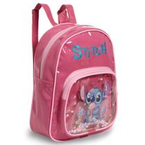 Mochila Infantil Costas Stitch Menina Creche Pre Escola