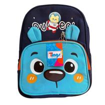 Mochila Infantil da Tings C/ Zíper e Forro Antitranspirante