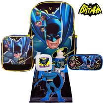 Mochila Infantil de Costas Batman e Itens Toys 2U Preço Bom