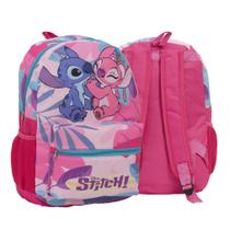 Mochila Infantil De Costas Estampa Stitch Desenho Criança