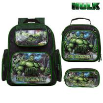 Mochila Infantil de Costas Masculina Escolar Hulk Toys 2U