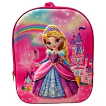 mochila infantil de costas para bebe criança creche escola pequena até 3 anos reforçada desenho 3D