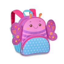 Mochila Infantil de Costas Pet Borboleta 24084D - Clio Mochila Infantil de Costas Pet Borboleta 24084D - Clio