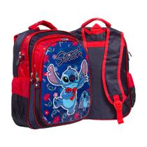 Mochila Infantil De Costas Stitch Coração Volta As Aulas