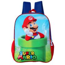 Mochila Infantil De Costas Super Mario Bros World Escolar
