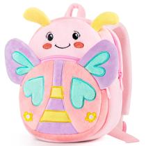 Mochila Infantil de Pelúcia HONGTEYA Borboleta - Para Meninas de 1 a 5 Anos