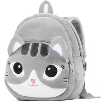 Mochila Infantil de Pelúcia HONGTEYA - Gato - Para Crianças de 1 a 5 Anos