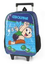 Mochila Infantil De Rodas Turma Da Monica Cebolinha - Luxcel