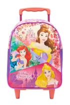 Mochila Infantil de Rodinha Carrinho Princesas Grande Ref 11070 Xeryus