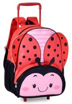 Mochila InFantil de Rodinha Escolar Joaninha / Abelhinha /Borboleta