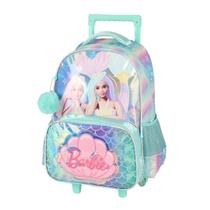 Mochila Infantil De Rodinhas Barbie, Verde - Luxcel