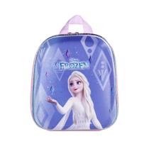 Mochila Infantil Disney Frozen Elsa Azul Lancheira com Alça - Marca