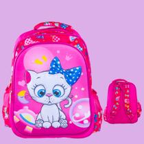 Mochila Infantil Escolar Bolsa Infantil Menina Passeio Resistente Impermeável Mochila Infantil Escolar Bolsa Infantil Menina Passeio Resistente Impermeável
