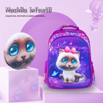 Mochila Infantil Escolar Bolsa Infantil Menina Passeio Resistente Impermeável Mochila Infantil Escolar Bolsa Infantil Menina Passeio Resistente Impermeável