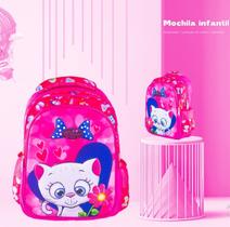 Mochila Infantil Escolar Bolsa Menina Infantil Resistente Impermeável Mochila Infantil Escolar Bolsa Menina Infantil Resistente Impermeável