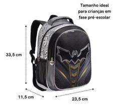 Mochila Infantil Escolar Creche Menino Super Bat Morcego
