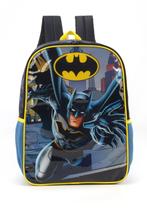 Mochila Infantil Escolar de Costas Batman Amarela - Luxcel