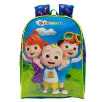 Mochila Infantil Escolar de Costas Cocomelon X1 16 Azul