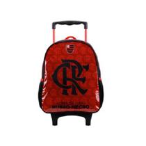 Mochila Infantil Escolar de Rodas Flamengo Preta - Xeryus