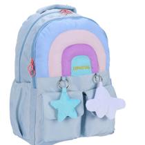 Mochila Infantil Escolar Feminina Up4you Arco-Íris ul 17L