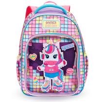 Mochila Infantil Escolar Fermina de Costas para Meninas - Unicornio