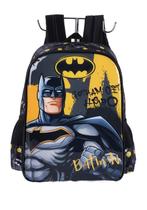 Mochila Infantil Escolar Masculina de Costas Batman Original