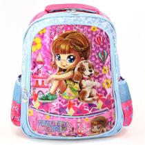 Mochila Infantil Escolar Menina Bolsa de Costas Impermeável