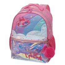 Mochila Infantil Escolar Menina Lilica Ripilica Alças Costas Reforçada Cor Rosa Resistente Durável I