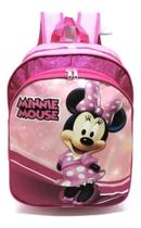 Mochila Infantil Escolar Meninas Minnie Glitter Costas M F5 Mochila Infantil Escolar Meninas Minnie Glitter Costas M F5
