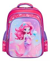 Mochila Infantil Escolar Menino Menina Resistente Imagem 3d Personagens