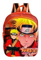 Mochila Infantil Escolar Meninos Costas Boneco Naruto M F5