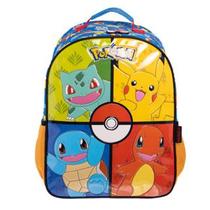 Mochila Infantil Escolar Meninos Pokemón Pikachu X1