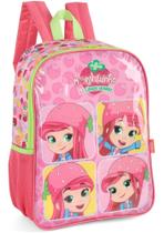 Mochila Infantil Escolar Moranguinho Na Cidade 40cm Original Luxcel Mochila Infantil Escolar Moranguinho Na Cidade 40cm Original Luxcel
