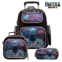 Mochila Infantil Escolar Pantera Negra de Rodinha Toys 2U