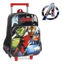 Mochila Infantil Escolar Passeio Rodinhas Vingadores Marvel Mochila Infantil Escolar Passeio Rodinhas Vingadores Marvel