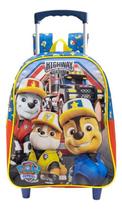 Mochila Infantil Escolar Patrulha Canina Resgate Rodinhas G Mochila Infantil Escolar Patrulha Canina Resgate Rodinhas G