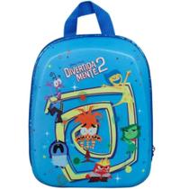 Mochila Infantil Escolar Pequena Divertidamente Roleta Azul